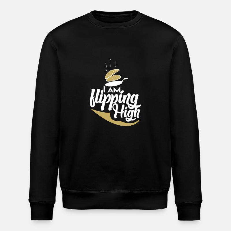 Crêpes crêpes crêpes - Sweat bio ROLLER Stanley/Stella Unisexe - noir
