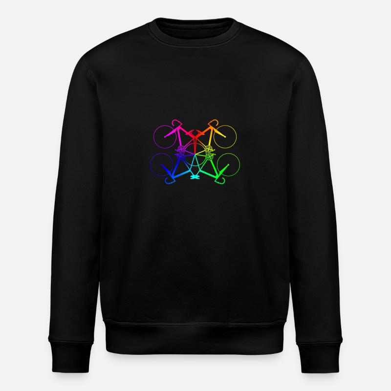 vélos Rainbow - Route cadeau Fixie - Sweat bio ROLLER Stanley/Stella Unisexe - noir