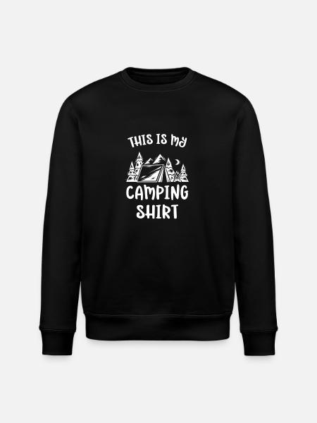 This is my camping shirt - Stanley/Stella ROLLER Unisex Organic Sweatshirt - black