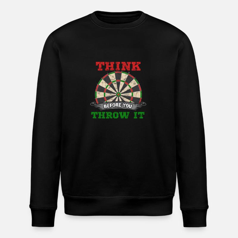 Fléchettes - Dartboard - Cadeau - Sweat bio ROLLER Stanley/Stella Unisexe - noir