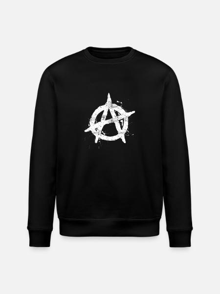 Anarchy Cool - Stanley/Stella ROLLER Unisex Organic Sweatshirt - black