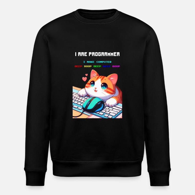 I Are Programmer - Stanley/Stella ROLLER Unisex Organic Sweatshirt - black