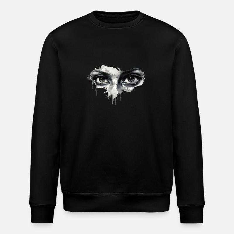 Eyes parti à l’égout - Sweat bio ROLLER Stanley/Stella Unisexe - noir