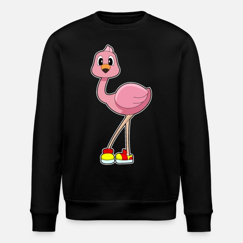 Flamingo Schuhe - Stanley/Stella Unisex Bio-Sweatshirt ROLLER - Schwarz