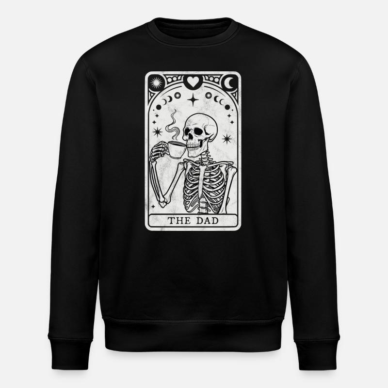 Tarot Der Vater - Stanley/Stella Unisex Bio-Sweatshirt ROLLER - Schwarz