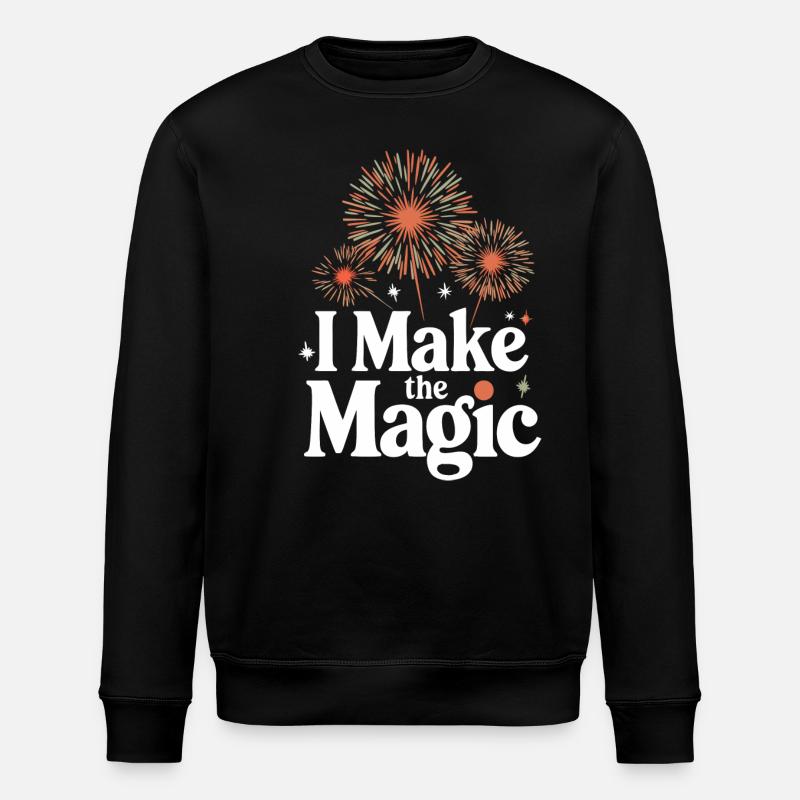 Pyrotechnics Fireworks Pyrotechnics - Stanley/Stella ROLLER Unisex Organic Sweatshirt - black