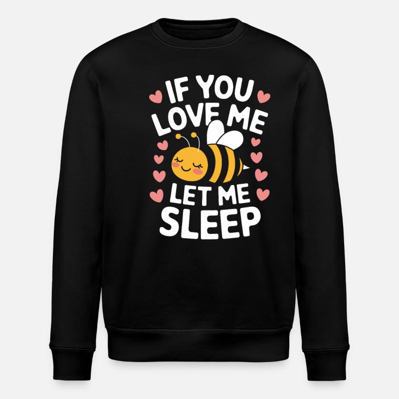 Honigbiene Imker Bienen Biene - Stanley/Stella Unisex Bio-Sweatshirt ROLLER - Schwarz