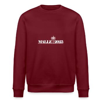 Malle 2025 Palme Mallorca - Stanley/Stella Unisex Bio-Sweatshirt ROLLER - Burgunderrot - Vorne - Nik (191cm)