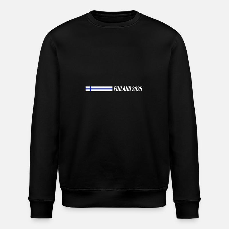 Finnland 2025 - Stanley/Stella Unisex Bio-Sweatshirt ROLLER - Schwarz