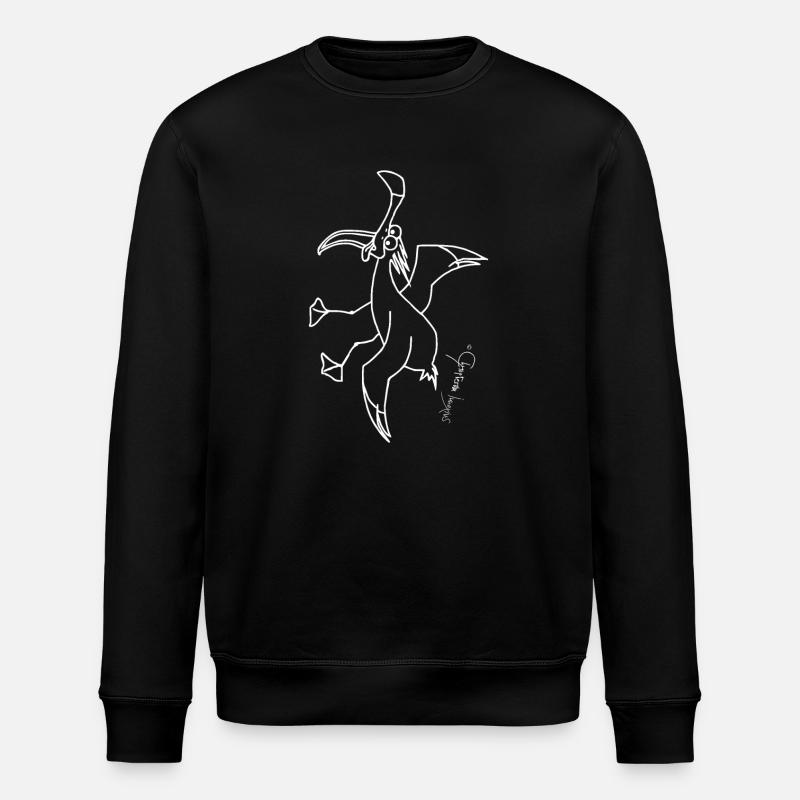 Screechgull - Larus Vocifer - Stanley/Stella ROLLER Unisex Organic Sweatshirt - black