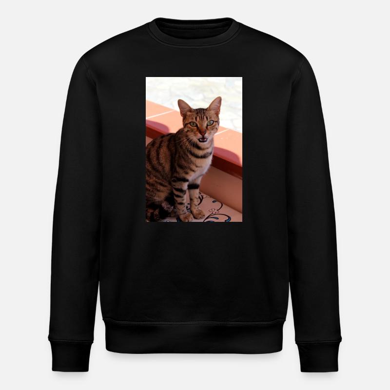 Chat - Sweat bio ROLLER Stanley/Stella Unisexe - noir