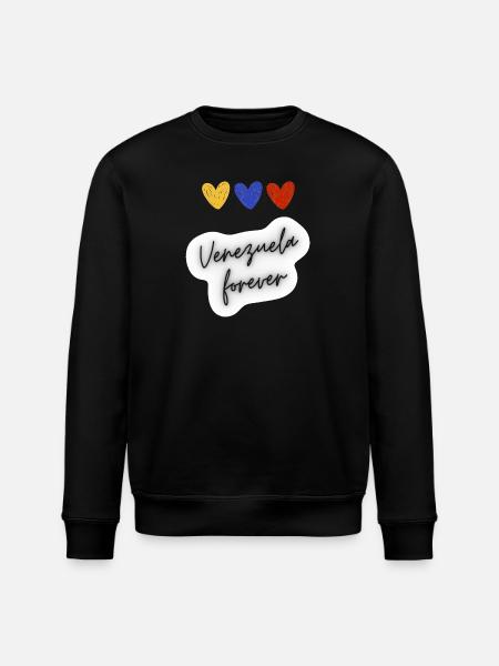 Venezuela Forever - Stanley/Stella ROLLER Unisex Organic Sweatshirt - black
