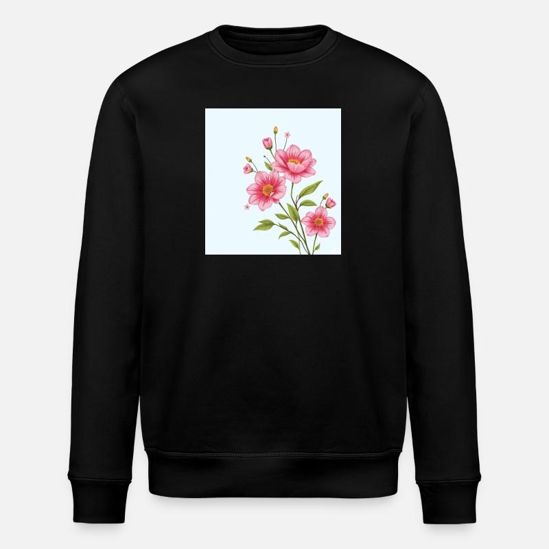 Fleur - Sweat bio ROLLER Stanley/Stella Unisexe - noir