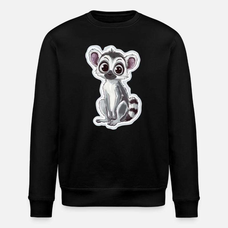lemur - Stanley/Stella ROLLER Unisex Organic Sweatshirt - black