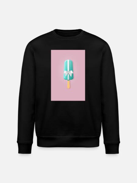 Popsicle Birthday Gift - Stanley/Stella ROLLER Unisex Organic Sweatshirt - black