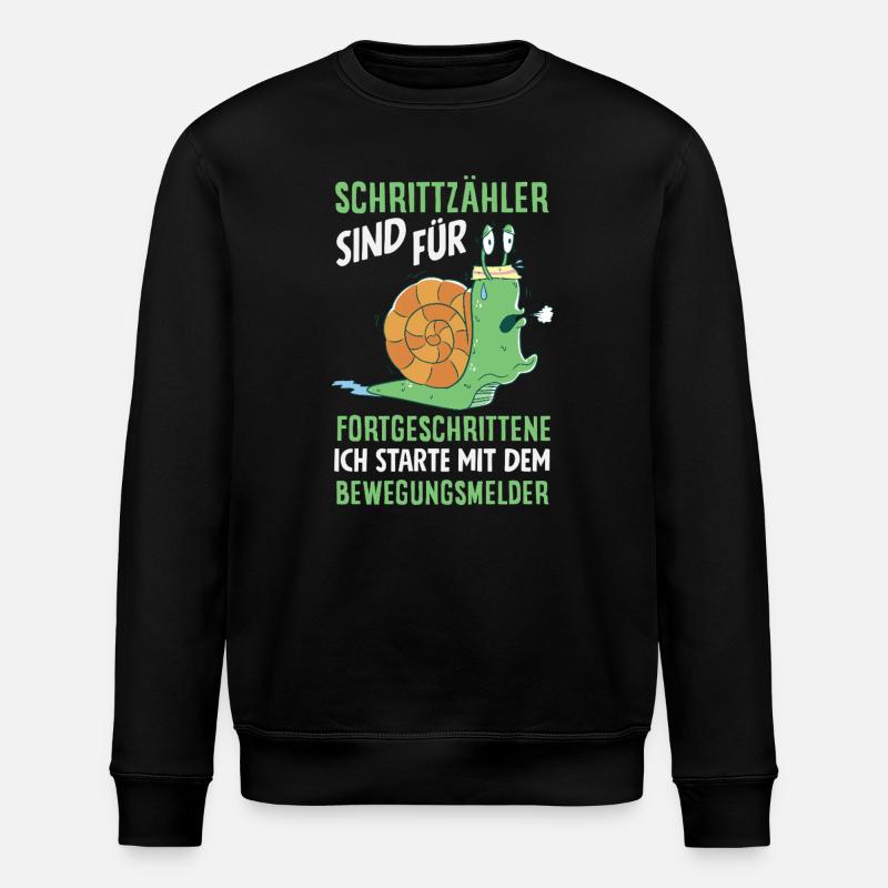 Podomètre? J’utilise le détecteur de mouvement - Sweat bio ROLLER Stanley/Stella Unisexe - noir