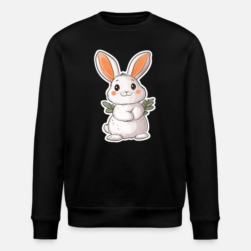 Lièvre - Sweat bio ROLLER Stanley/Stella Unisexe - noir