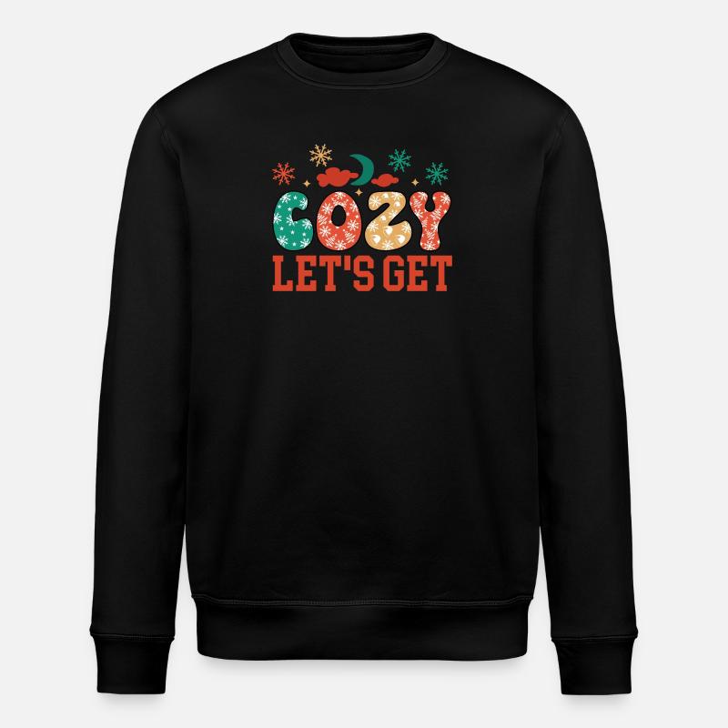 Cozy Christmas - Stanley/Stella ROLLER Unisex Organic Sweatshirt - black