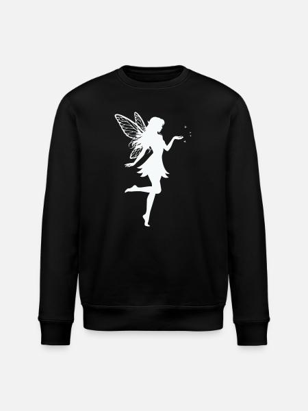 Fairy Elf - Stanley/Stella ROLLER Unisex Organic Sweatshirt - black