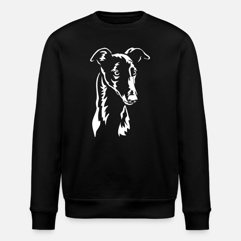 Greyhound "Black Edition" - Stanley/Stella ROLLER Unisex Organic Sweatshirt - black