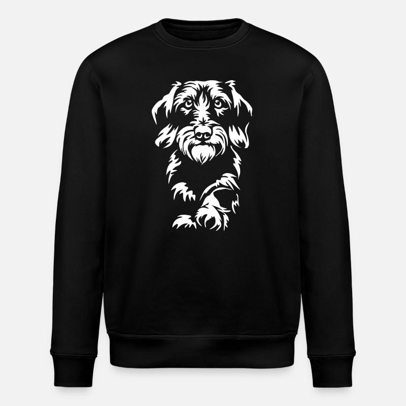 Dachshund "Black Edition" - Stanley/Stella ROLLER Unisex Organic Sweatshirt - black