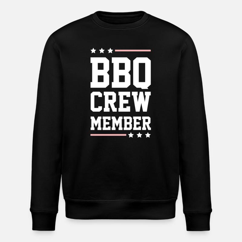 Bbq Crew - Stanley/Stella ROLLER Unisex Organic Sweatshirt - black