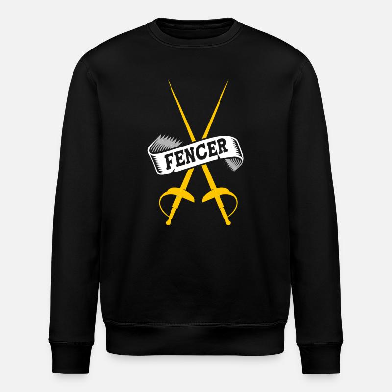 Fechten - Stanley/Stella Unisex Bio-Sweatshirt ROLLER - Schwarz