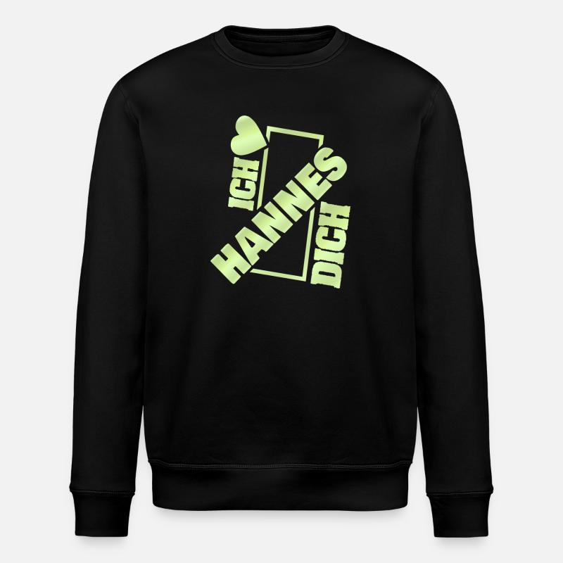 Couple Hannes - Stanley/Stella Unisex Bio-Sweatshirt ROLLER - Schwarz