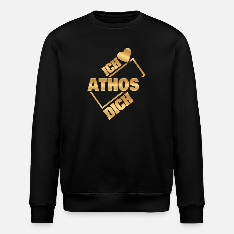 Couple Athos - Sweat bio ROLLER Stanley/Stella Unisexe - noir