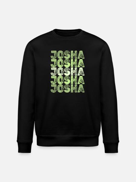 Josha als Josha - Stanley/Stella Unisex Bio-Sweatshirt ROLLER - Schwarz