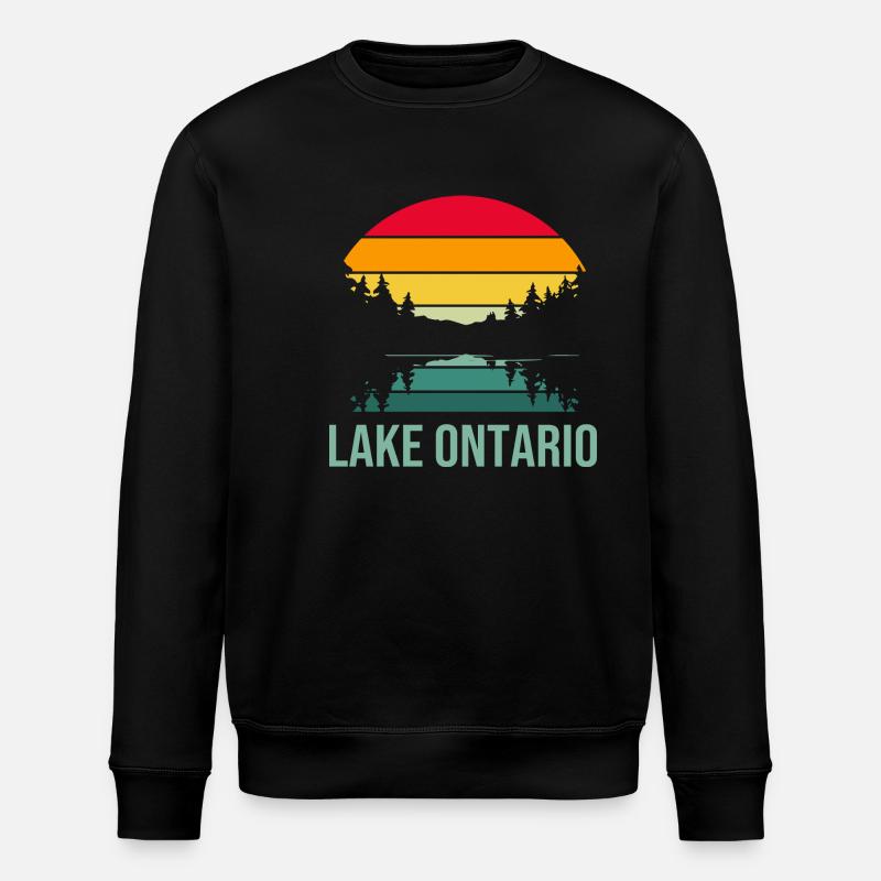 Great Lakes - Stanley/Stella Unisex Bio-Sweatshirt ROLLER - Schwarz
