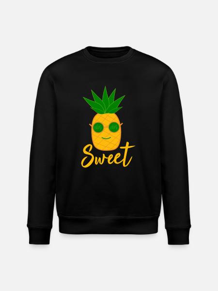Pineapple Summer Festival - Stanley/Stella ROLLER Unisex Organic Sweatshirt - black