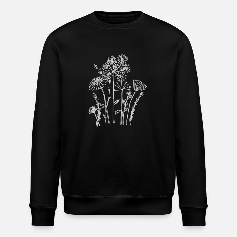 trockenblumen - Stanley/Stella Unisex Bio-Sweatshirt ROLLER - Schwarz