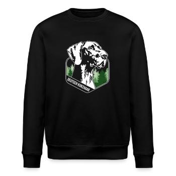 Deutsch Kurzhaar Jagdhunde Portait Hund Wilsigns - Stanley/Stella Unisex Bio-Sweatshirt ROLLER - Schwarz - Vorne - Nik (191cm)