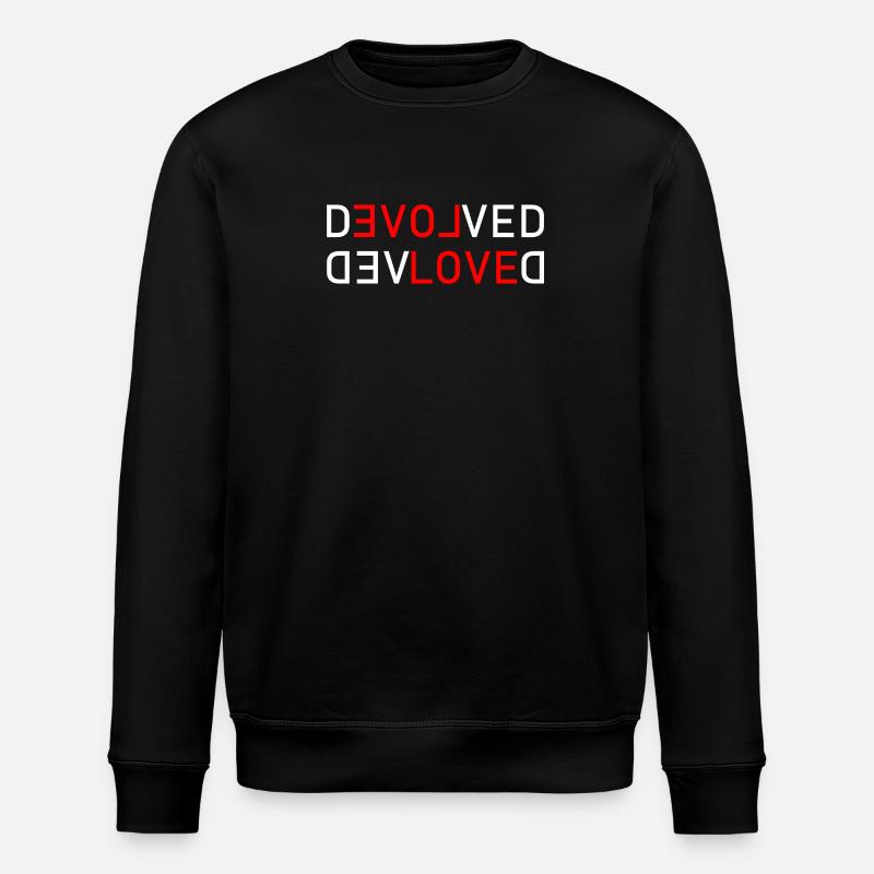 Love Devolved - Stanley/Stella Unisex Bio-Sweatshirt ROLLER - Schwarz