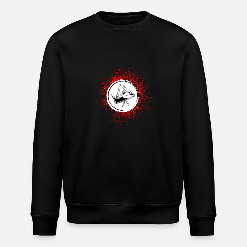 Icône de couteau de poche - Sweat bio ROLLER Stanley/Stella Unisexe - noir