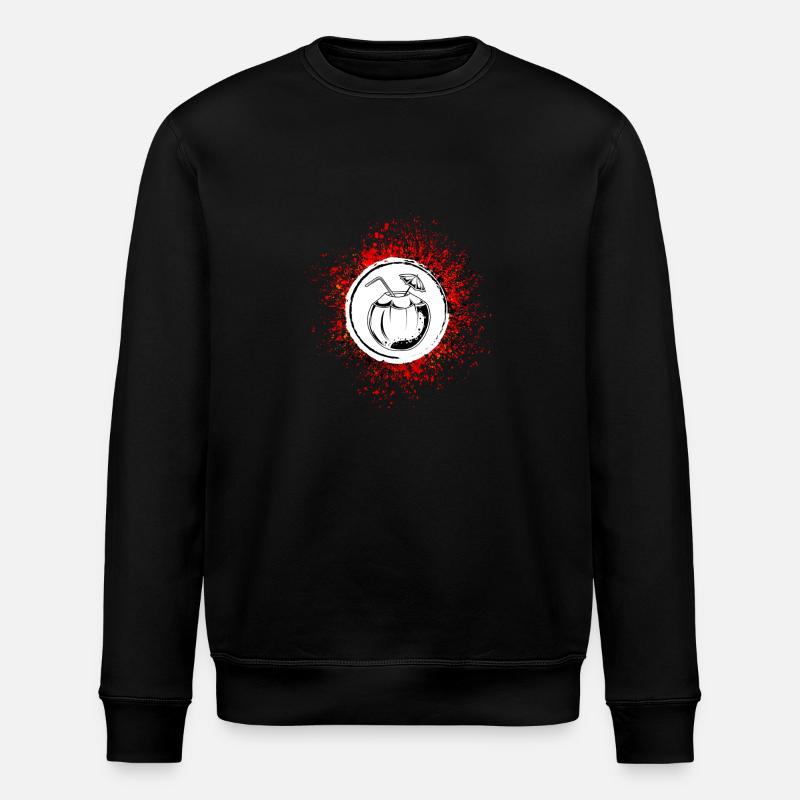 Kokos Icon Symbol - Stanley/Stella Unisex Bio-Sweatshirt ROLLER - Schwarz