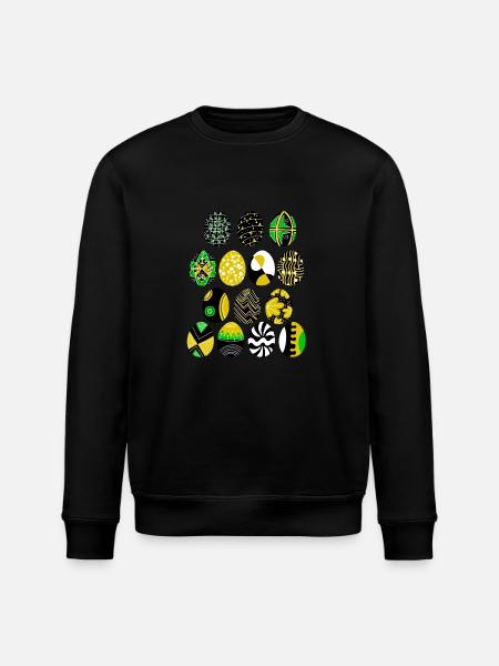 Ostereier - Stanley/Stella Unisex Bio-Sweatshirt ROLLER - Schwarz