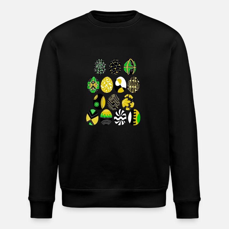 Ostereier - Stanley/Stella Unisex Bio-Sweatshirt ROLLER - Schwarz