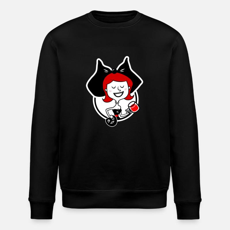 Alsacienne - Sweat bio ROLLER Stanley/Stella Unisexe - noir