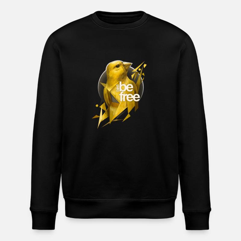 Vogel - Stanley/Stella Unisex Bio-Sweatshirt ROLLER - Schwarz