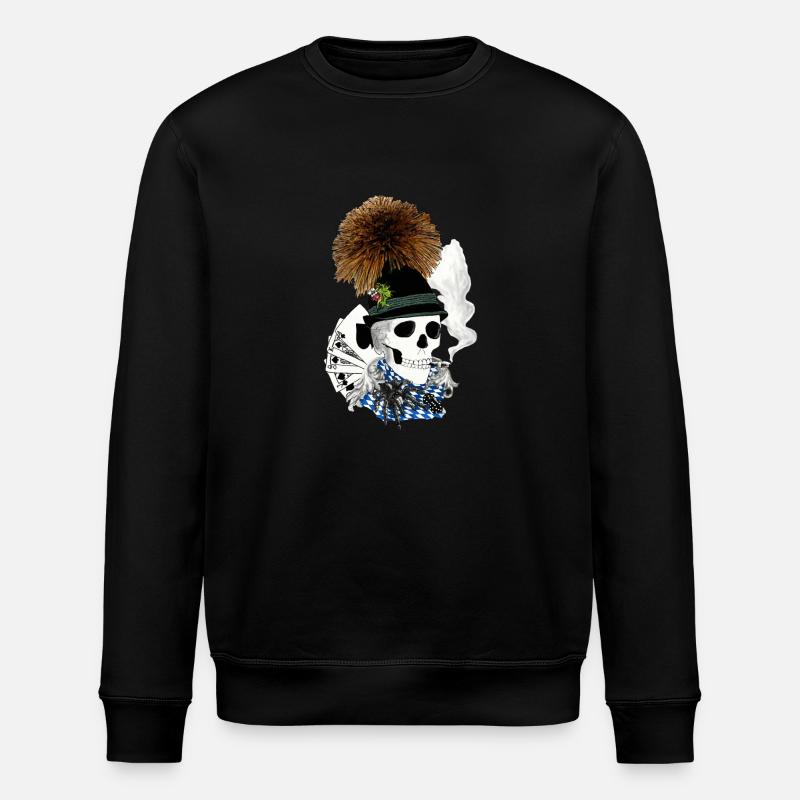 Sepp_Bayern-skull - Stanley/Stella Unisex Bio-Sweatshirt ROLLER - Schwarz