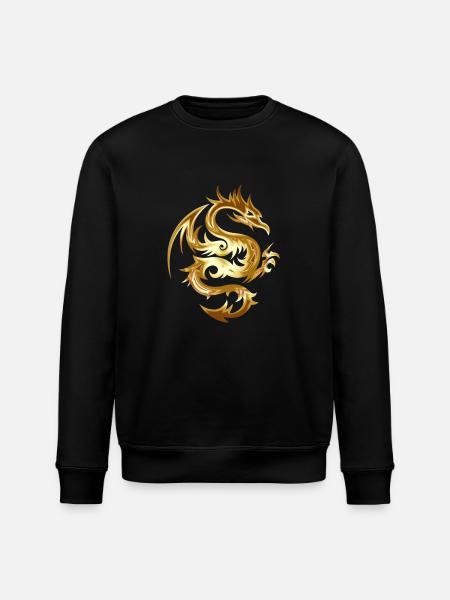 Dragon - Stanley/Stella ROLLER Unisex Organic Sweatshirt - black
