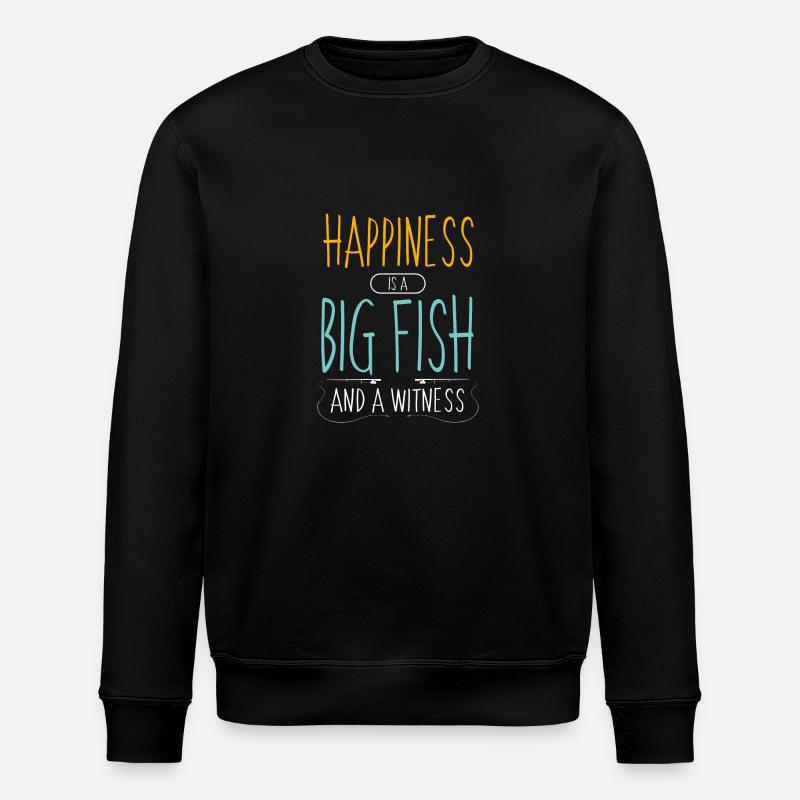 T-shirts de pêche drôle - Sweat bio ROLLER Stanley/Stella Unisexe - noir