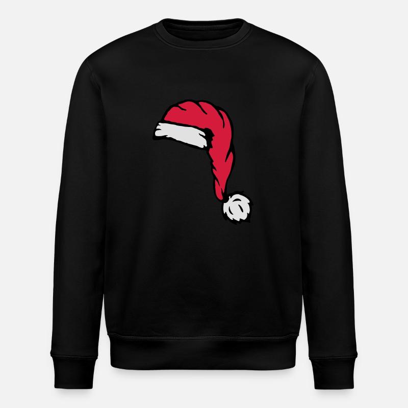 Nicolas chapeau de Santa - Sweat bio ROLLER Stanley/Stella Unisexe - noir