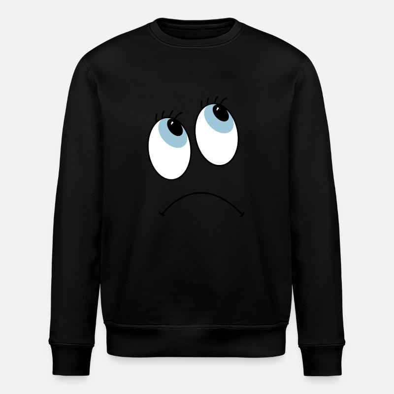 Augen - Stanley/Stella Unisex Bio-Sweatshirt ROLLER - Schwarz