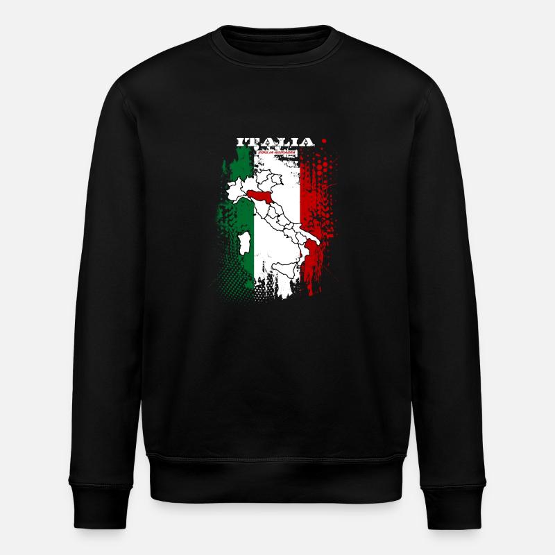 Emilia Romagna - Stanley/Stella ROLLER Unisex Organic Sweatshirt - black