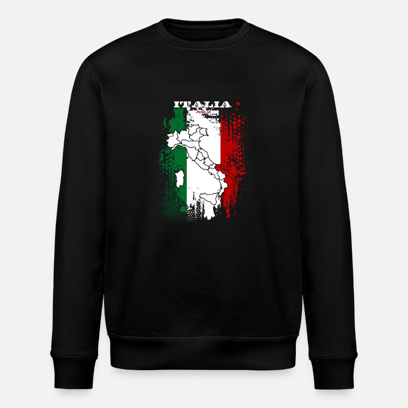 Pouilles - Sweat bio ROLLER Stanley/Stella Unisexe - noir