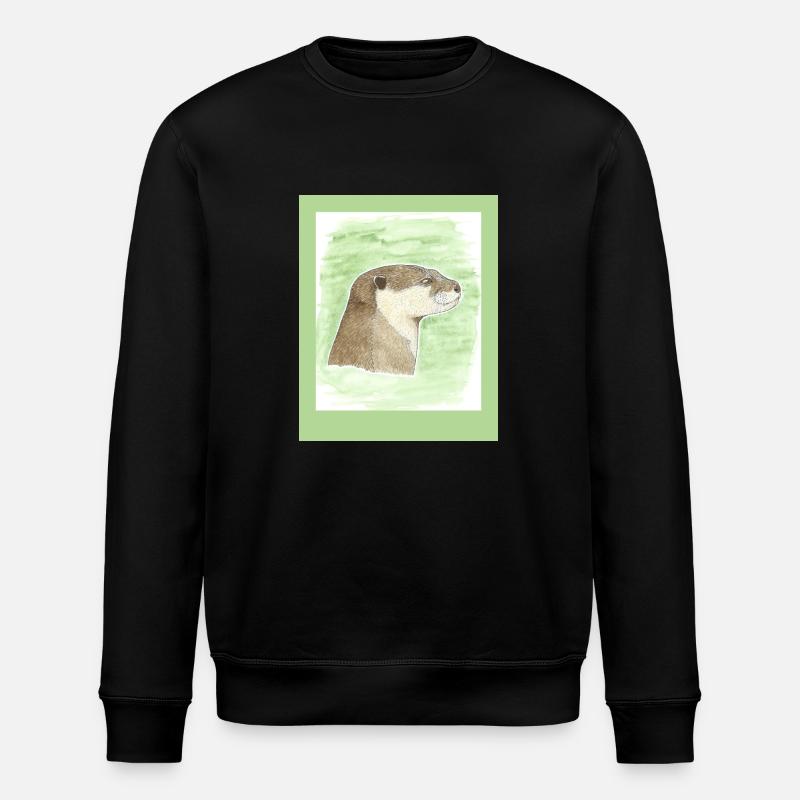 231003 Loutre 3 - Sweat bio ROLLER Stanley/Stella Unisexe - noir