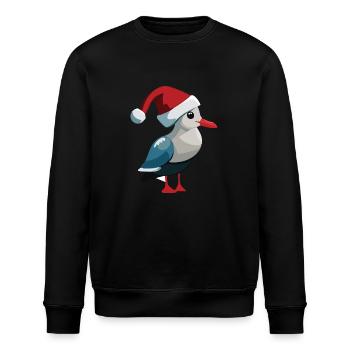 Mouette - Sweat bio ROLLER Stanley/Stella Unisexe - noir - Devant - Nik (191cm)